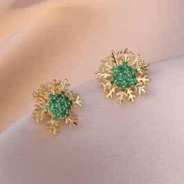 Комплект Снежинки лукс голд